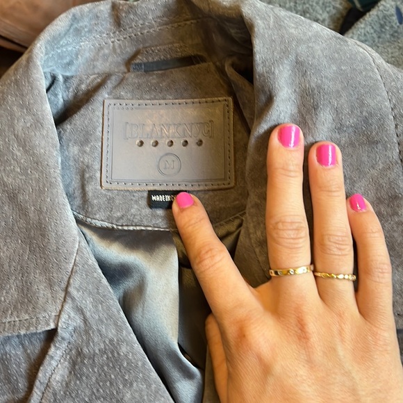 BLANKNYC Suede moto jacket - Picture 2 of 3